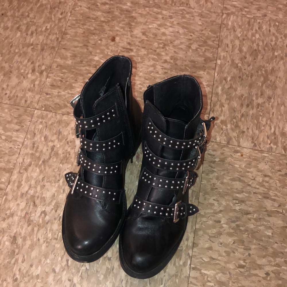 Madden Girl Studded Biker Boots